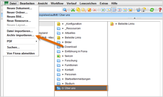 archiv-importieren-neu
