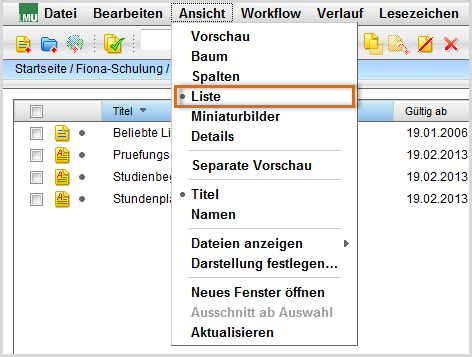ansicht-liste